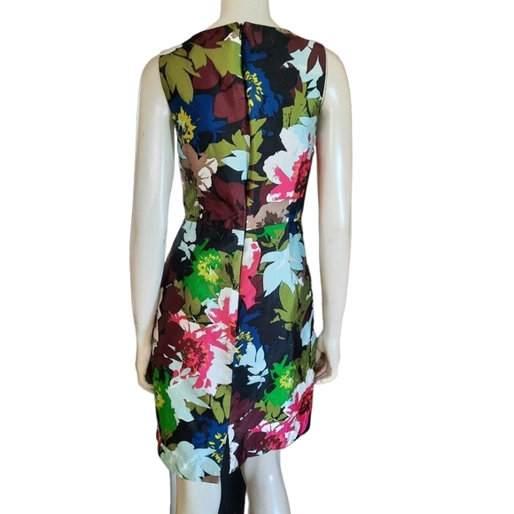 TRINA Turk Cosima Sheath 20th Anniversary Sheath Dress size 10 Silk Cotton Blend - Picture 9 of 11